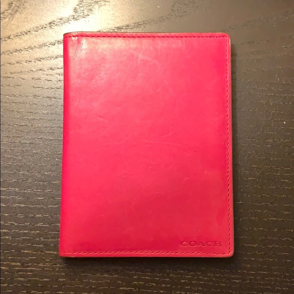 Coach Passport Holder